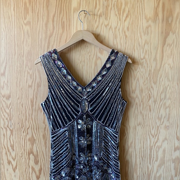 Vintage Sequin and fringed Dress- like new - Picture 5 of 12